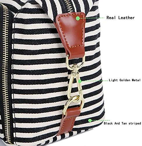 Canvas Travel Toiletry Bag  for Women (Black)