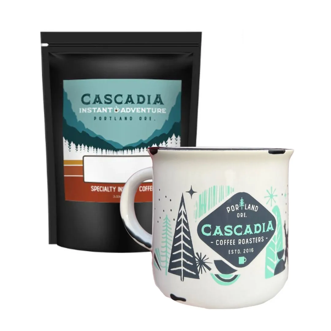 Cascadia Instant Holiday Gift Duo: Instant Adventure & Collector's Cup