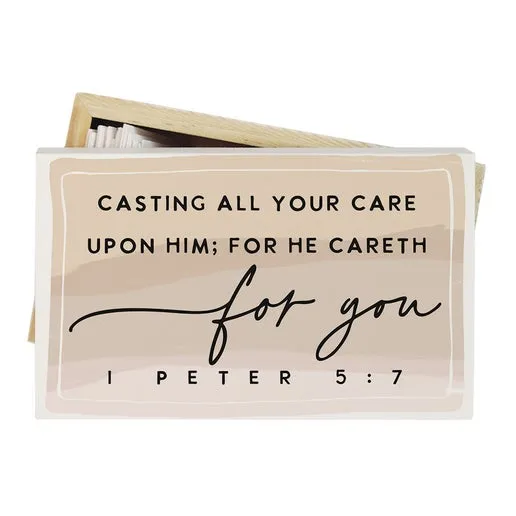 Casting All Your Care-3x5"Card Box-Sincere-PB1015