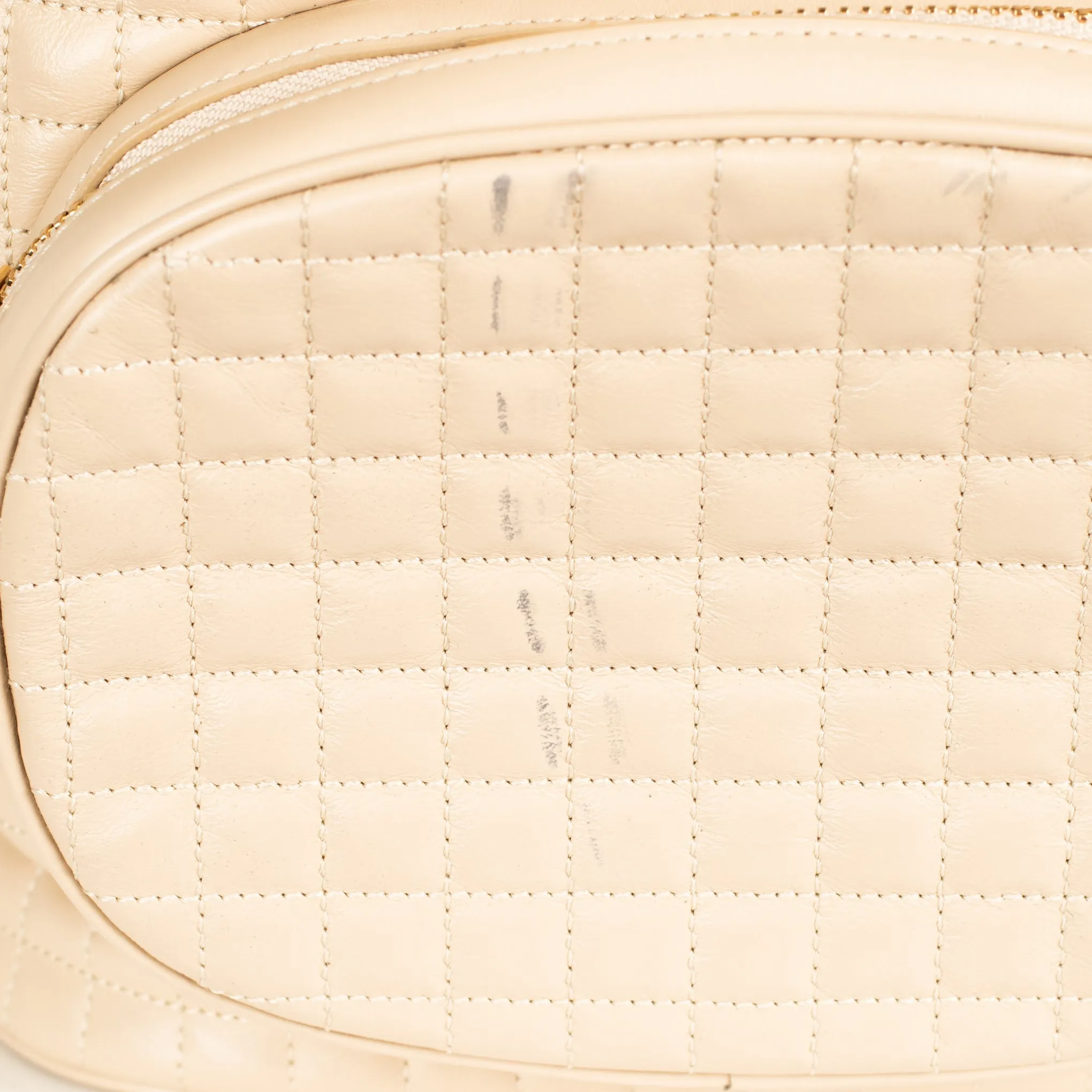 Celine Beige C Charm Bucket Bag