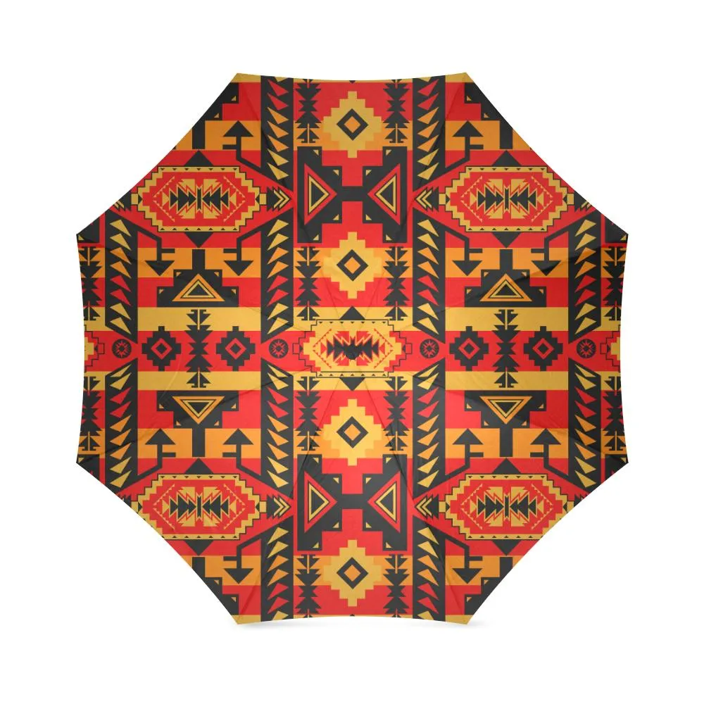 Chiefs Mountain Fire Foldable Umbrella