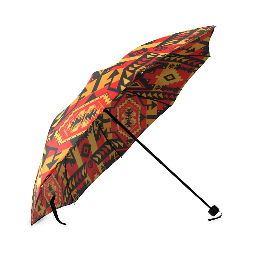 Chiefs Mountain Fire Foldable Umbrella