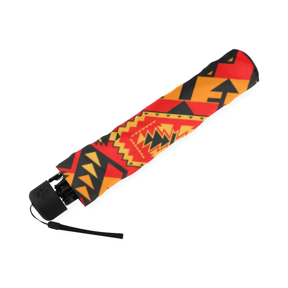Chiefs Mountain Fire Foldable Umbrella