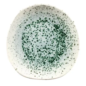 Churchill Studio Prints Mineral Green Centre Print Organic Round Plates 186mm (Pack of 12) - FC123
