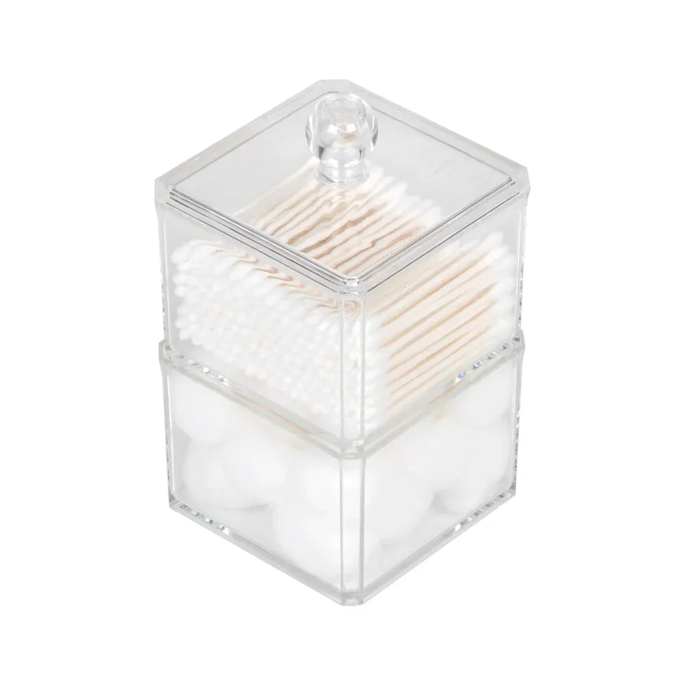 Clear - Mint 2 Box wih Lid Stackable