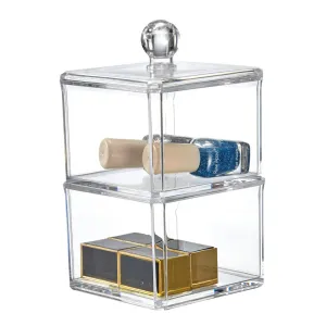 Clear - Mint 2 Box wih Lid Stackable