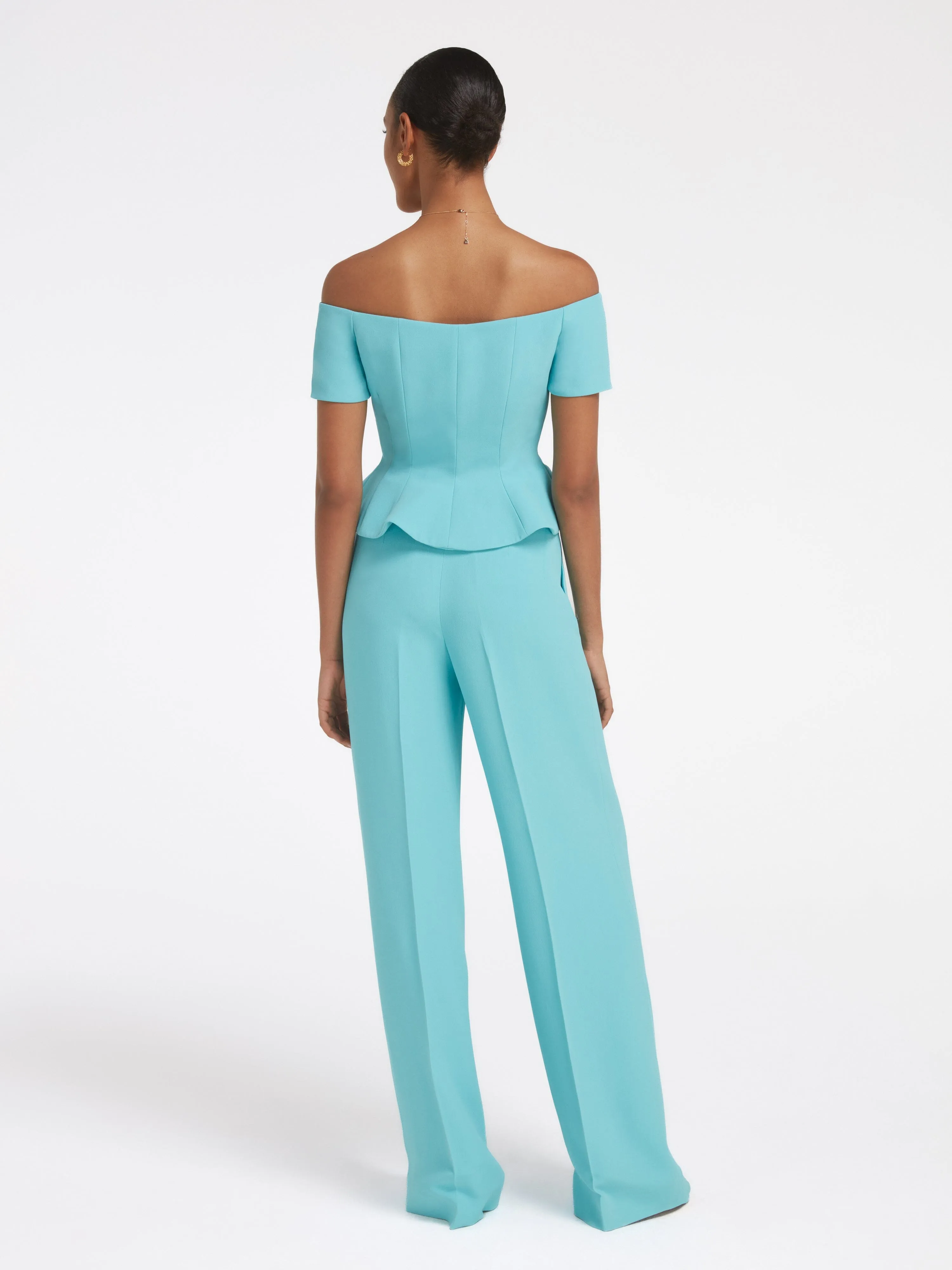 Clementine Top in Cloud Blue