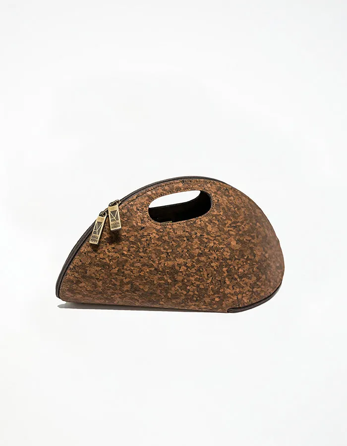 CORK SHELL Dark Brown Bag