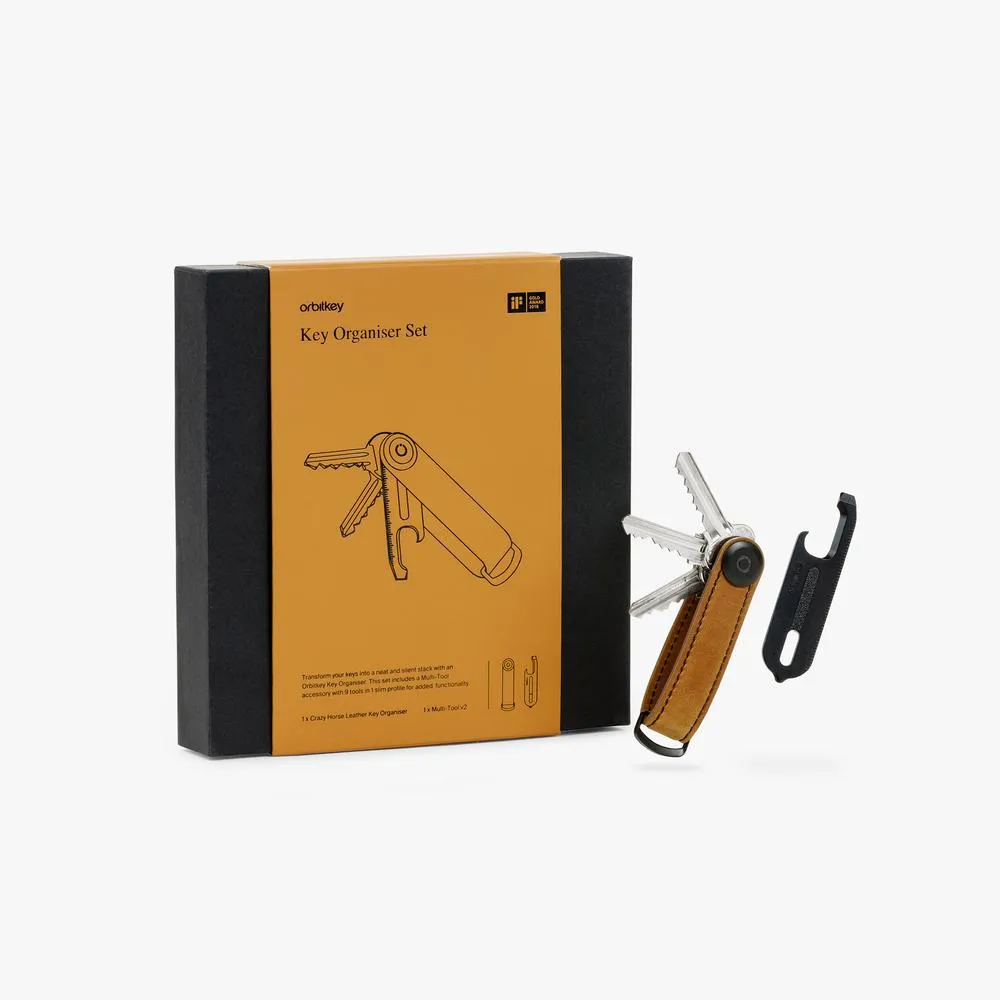 Crazy Horse Leather Key Organizer Set