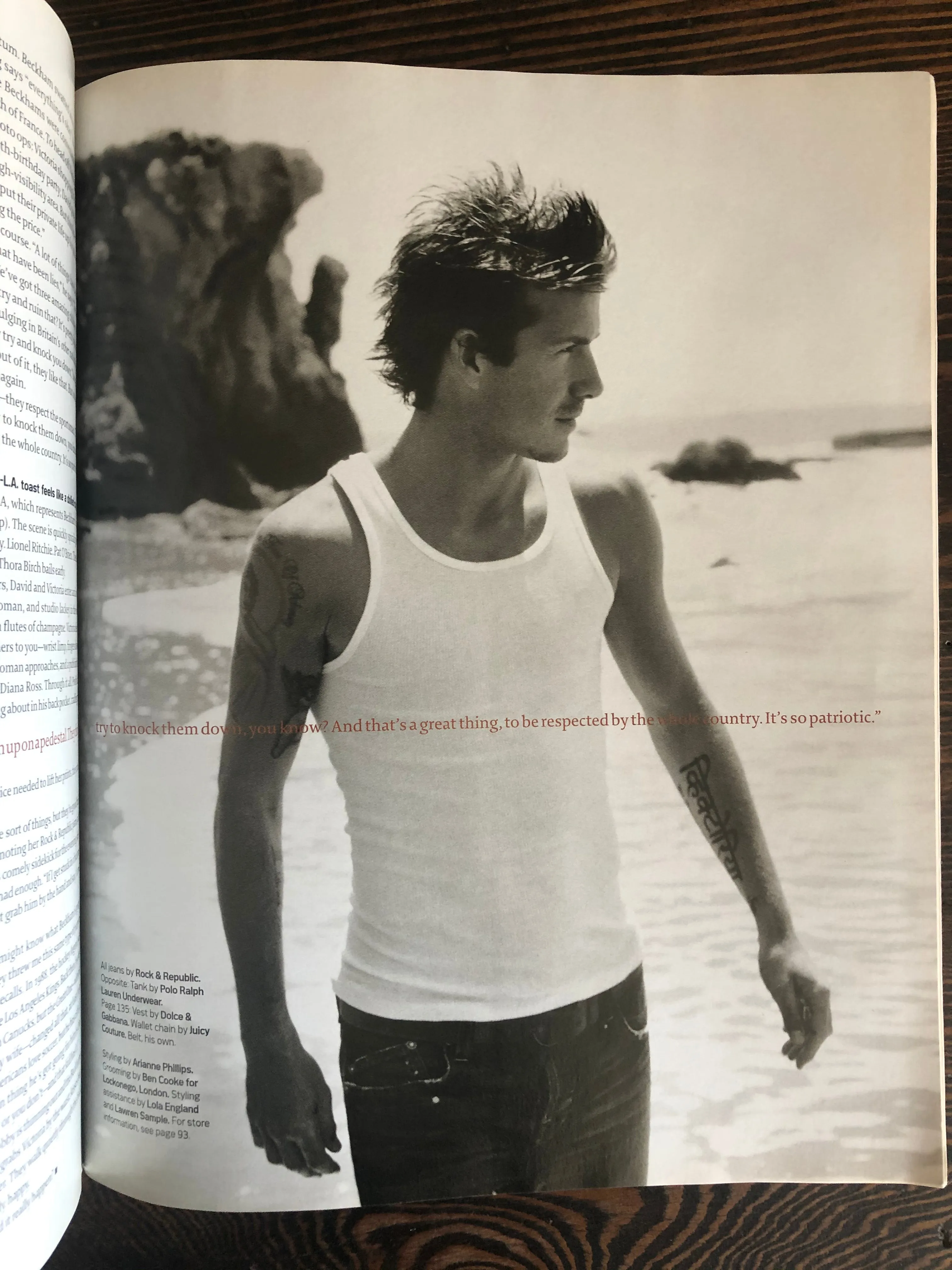David Beckham - Details Magazine - 2005
