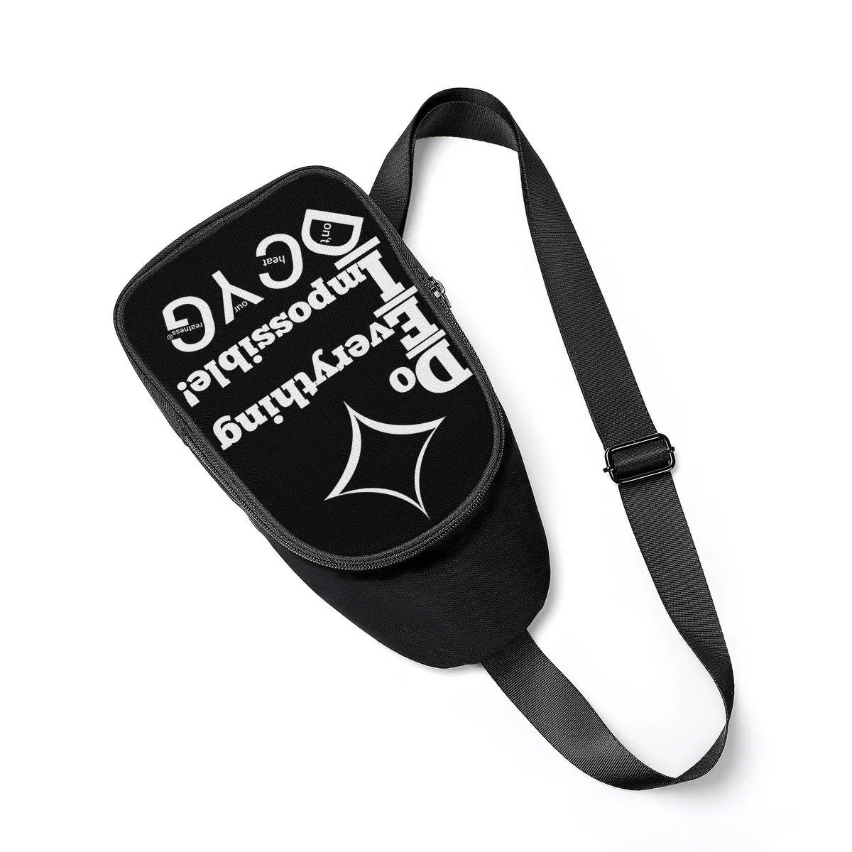 DCYG DEI 24 White & Black Chest Bag