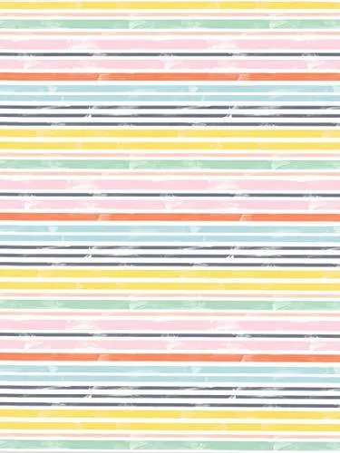 DDECOR Live beautiful Cotton 140 TC 1 Single Stripes Bedsheet with 1 Pillow Cover (75 X 100 Inches/190 X 254 Cm, Orange)