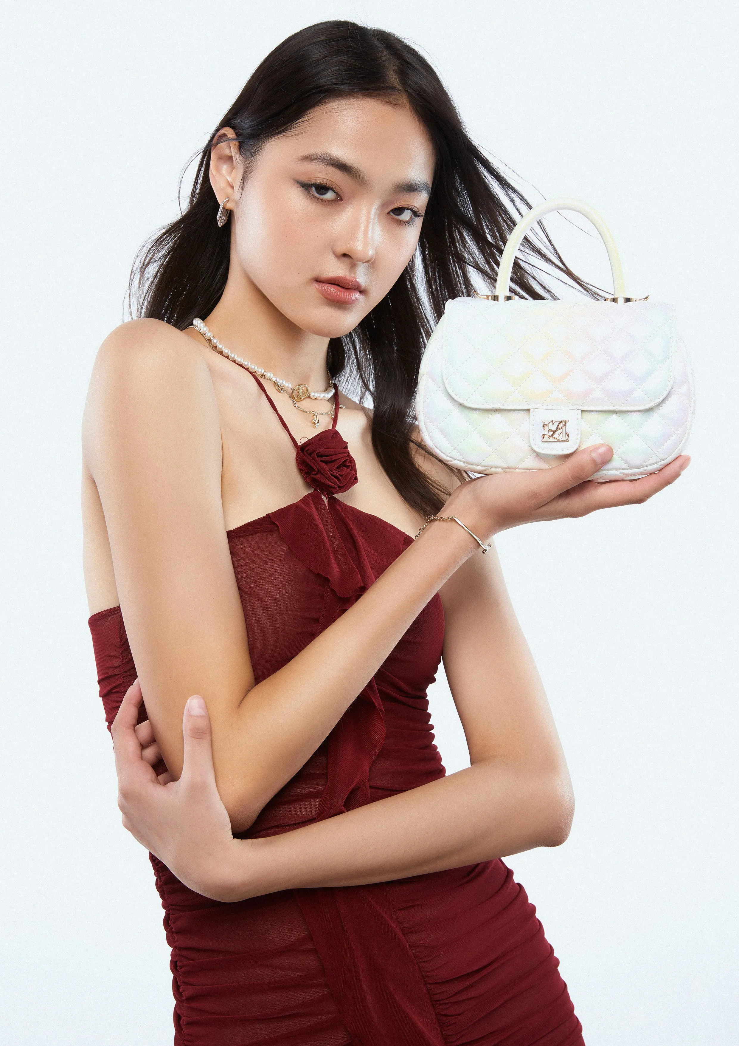 Delilah Crossbody Bag White