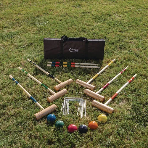 Deluxe Croquet Tournament Set, With Carry Bag