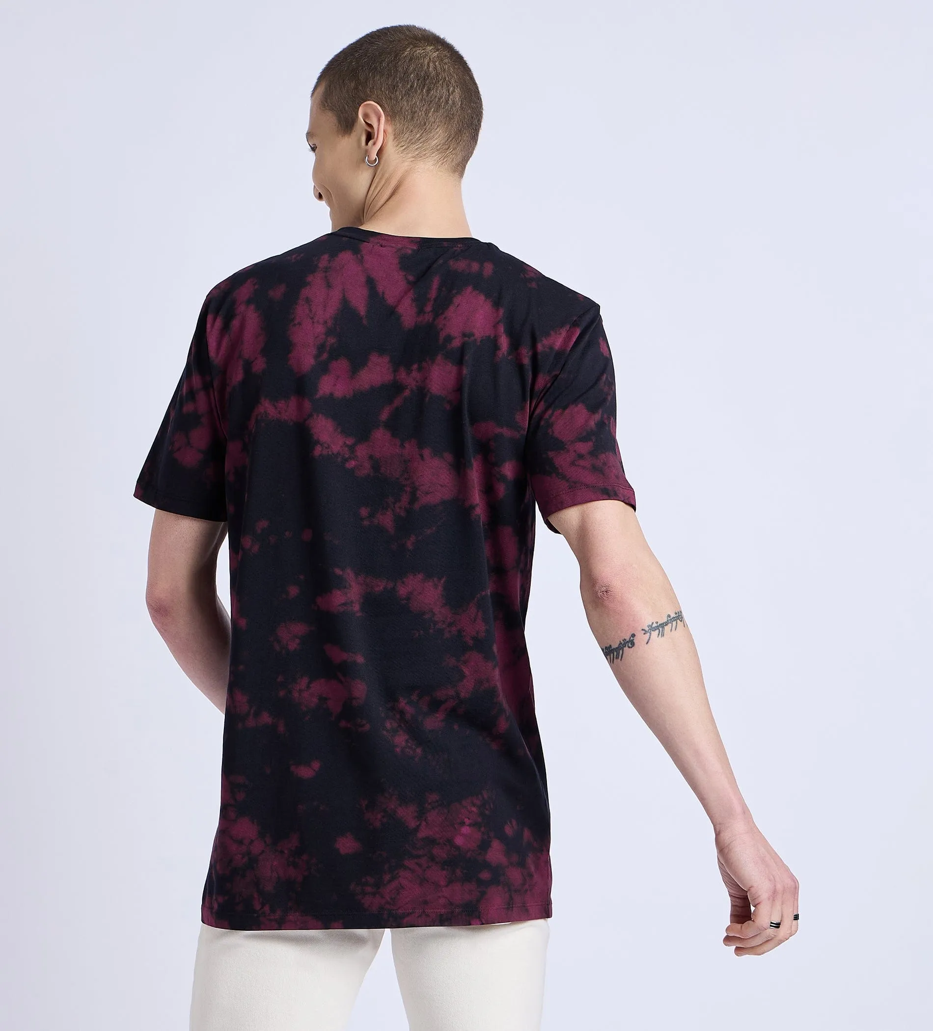 E Logo Burst Tie Dye T-Shirt