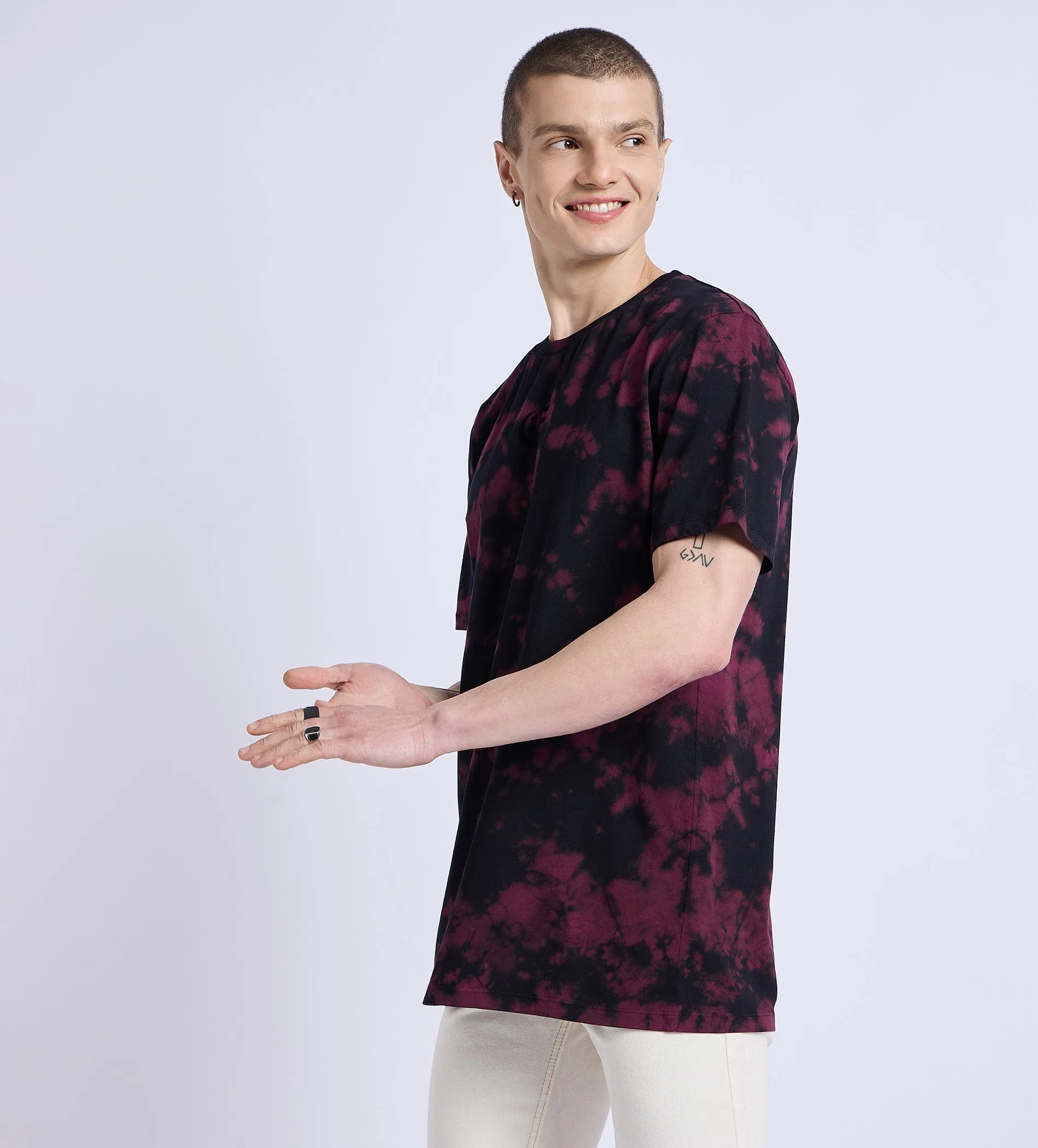E Logo Burst Tie Dye T-Shirt