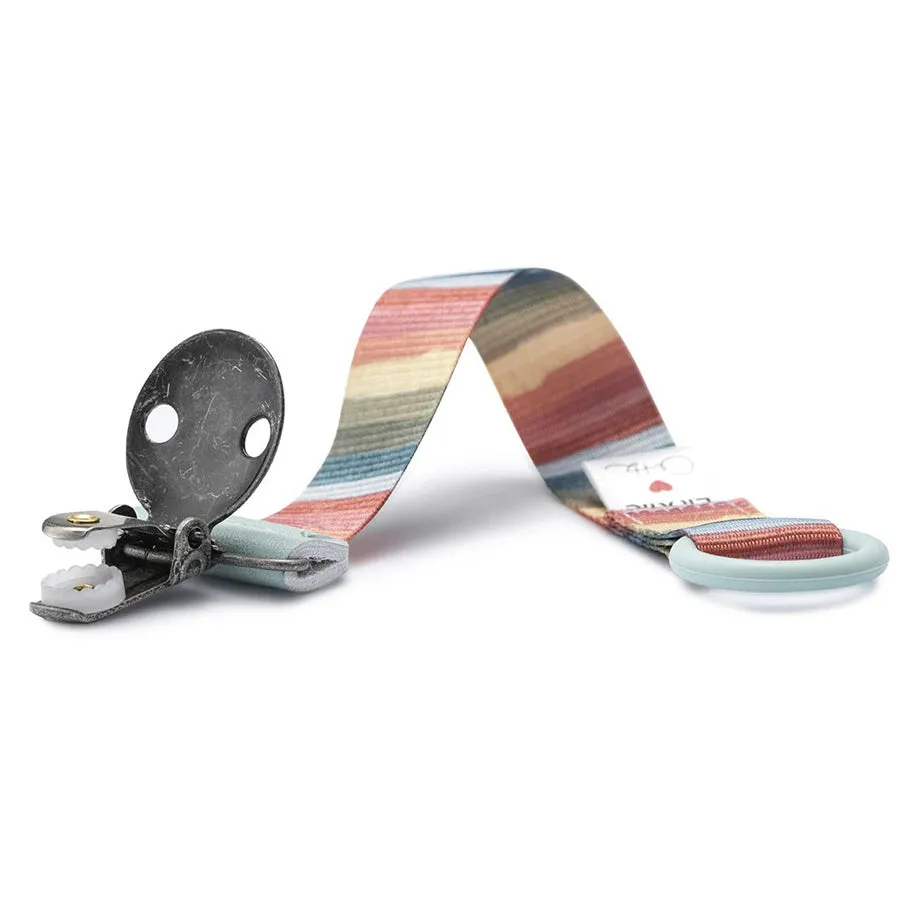 Elodie Details Pacifier Clip - Rainbow Trails