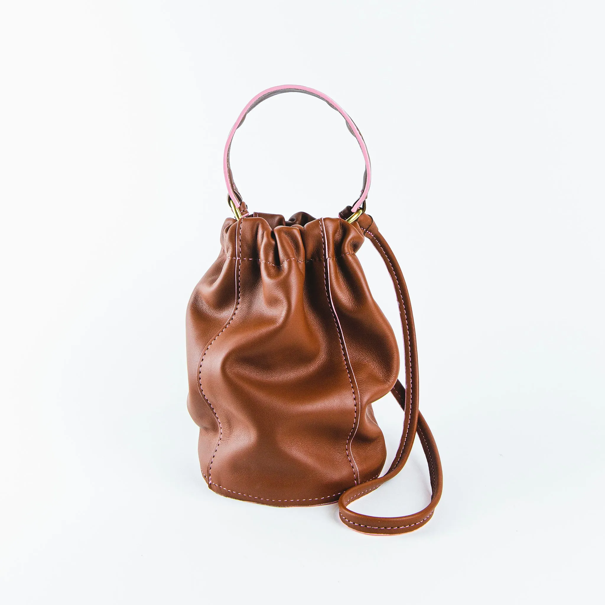 Elodie Puff Bag - Cocoa