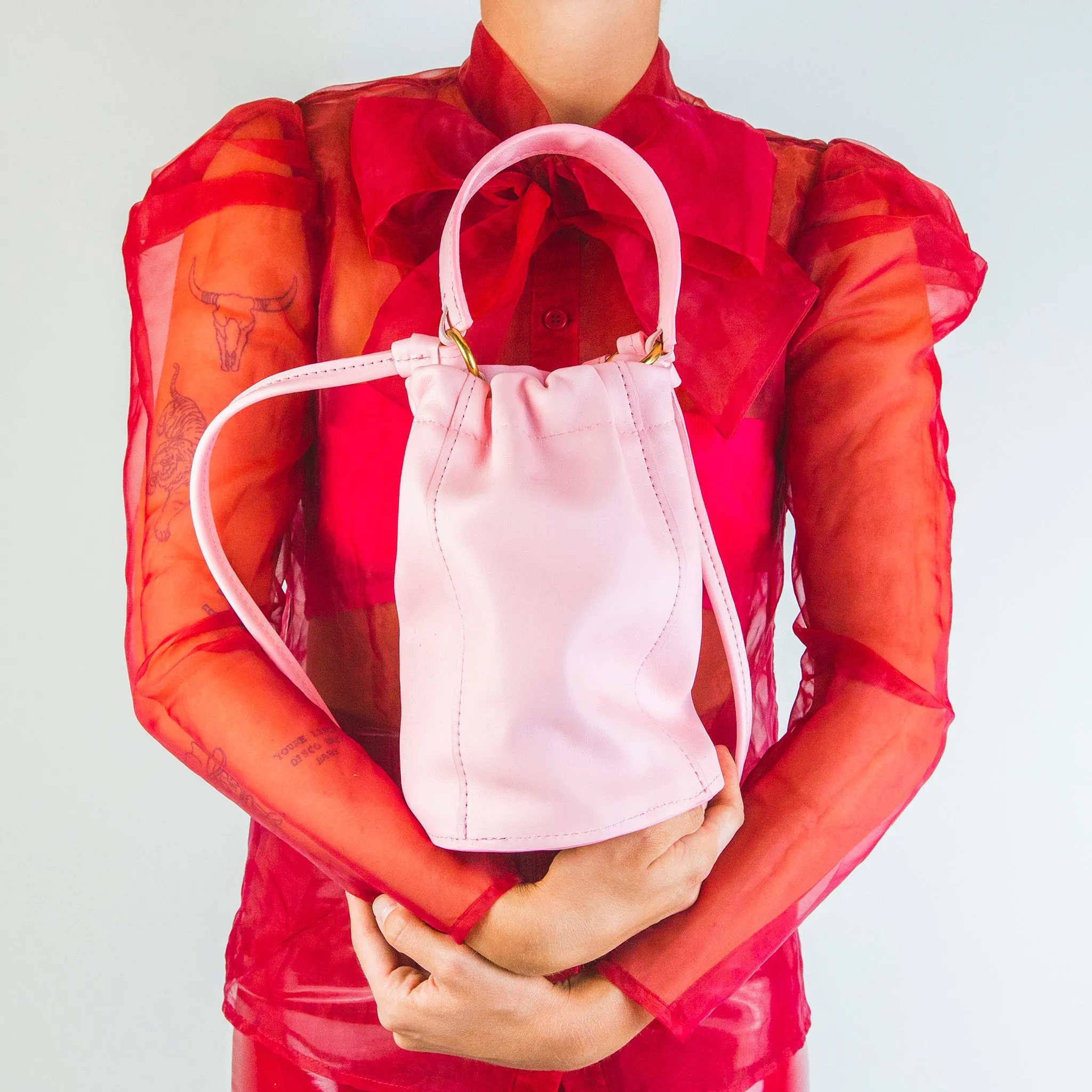 Elodie Puff Bag - Cotton Candy