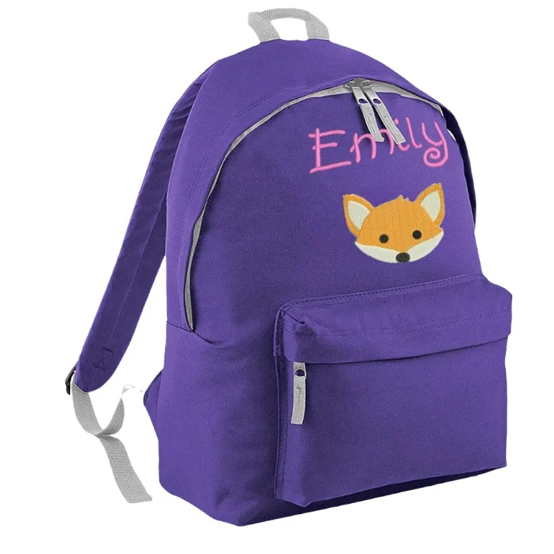 Embroidered Rucksack - Fox