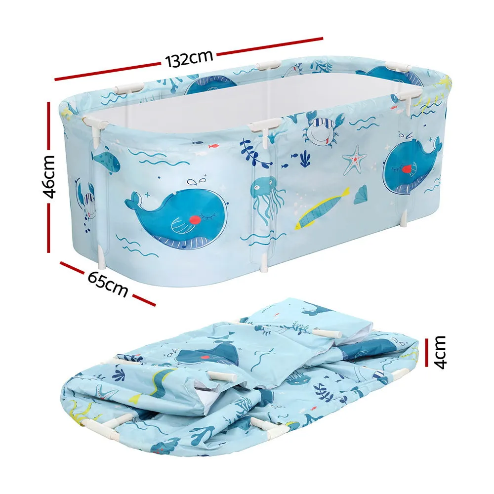 Extra-Large Foldable Bathtub with Insulation, Weisshorn