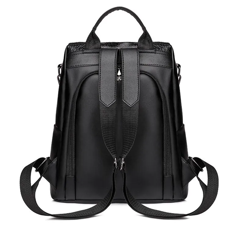 Fashion Anti-theft Backpack Designers Large Capacity Shoulder Bag Women PU Leather School Pack Femme Travel Crossbody Handbags