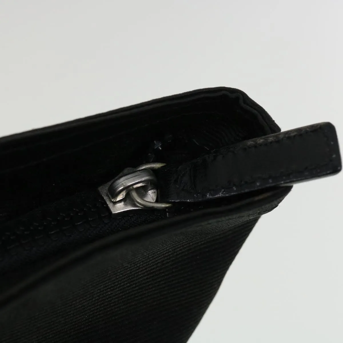 FENDI Hand Bag Brown Black Auth am3299
