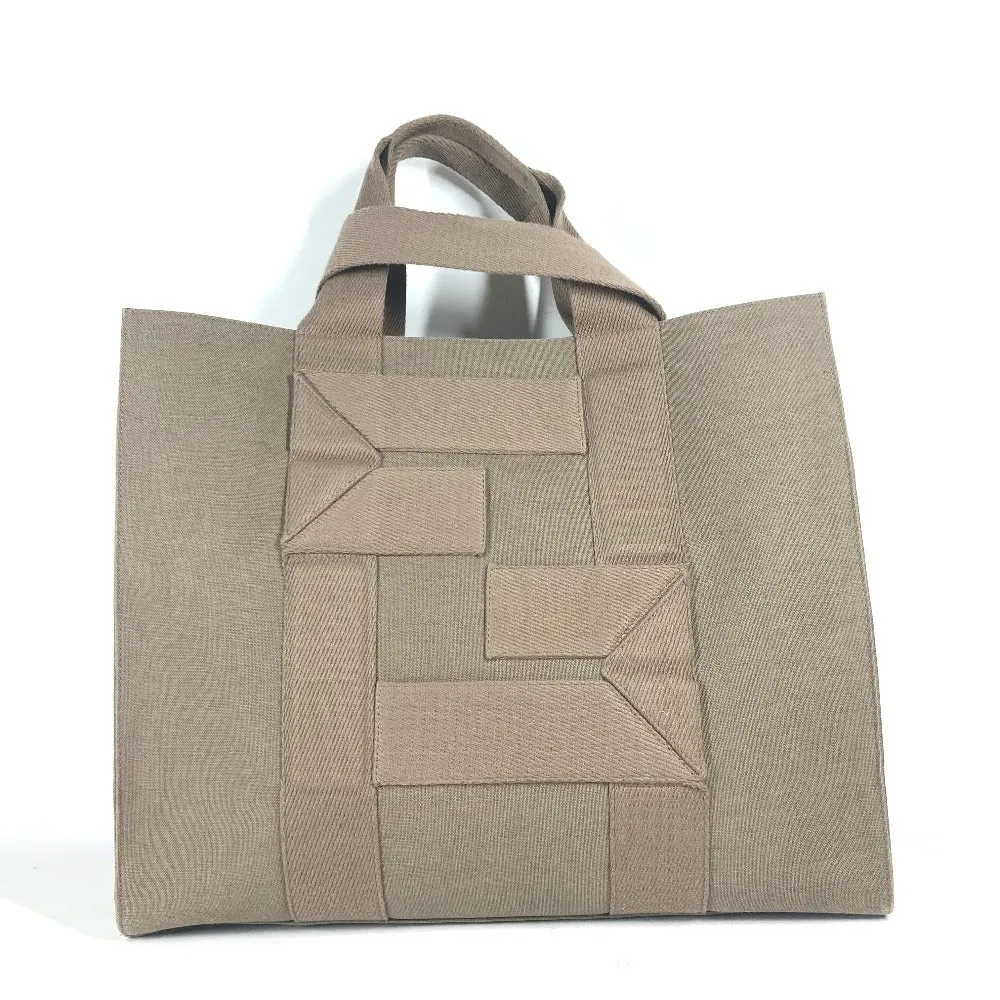 FENDI Tote Bag  7VA558 canvas khaki TOTE CANVAS mens Used