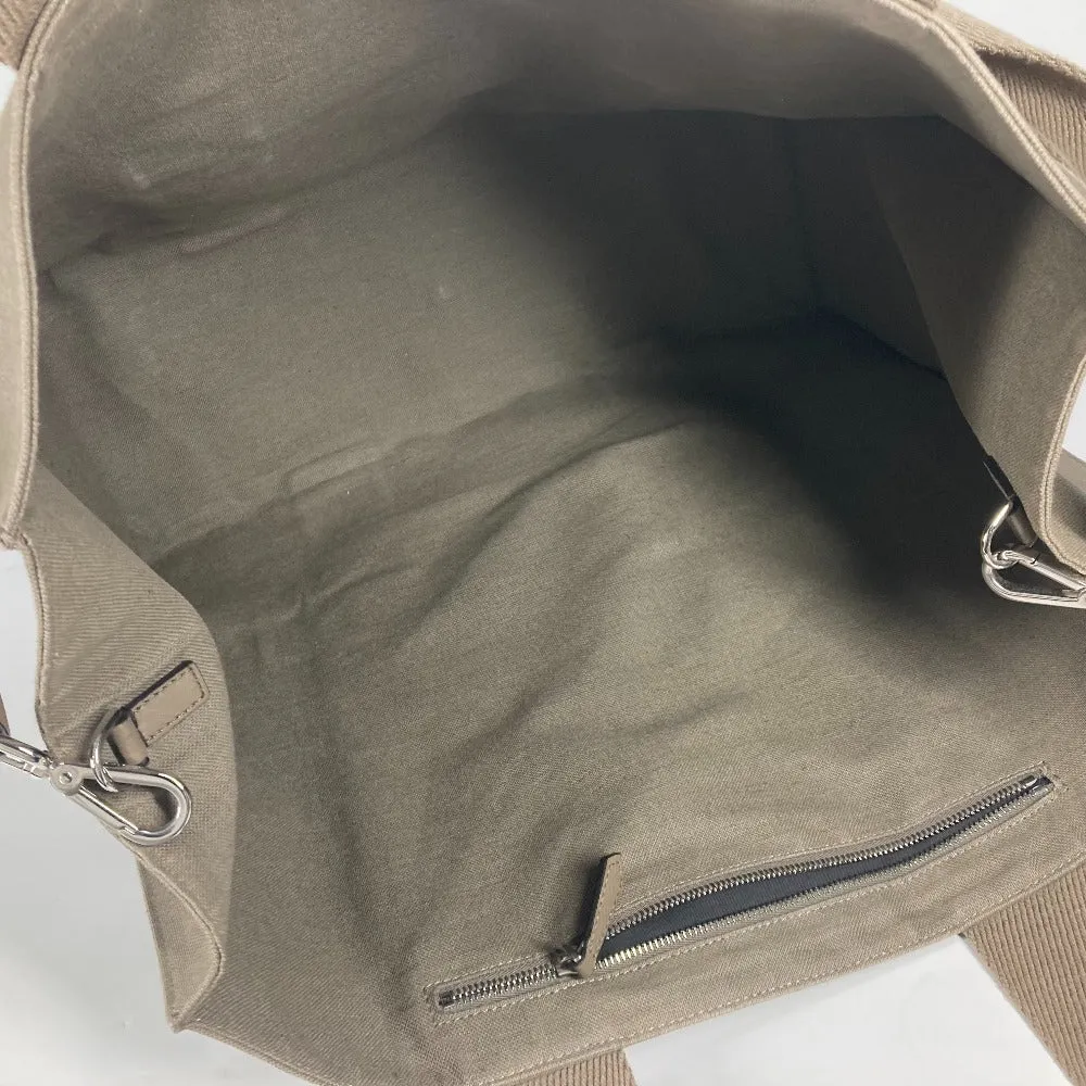 FENDI Tote Bag  7VA558 canvas khaki TOTE CANVAS mens Used