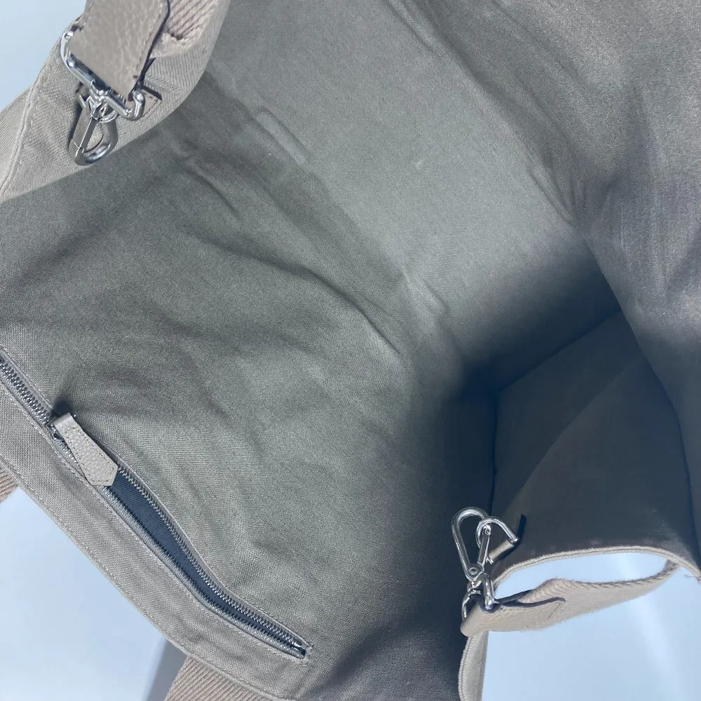 FENDI Tote Bag  7VA558 canvas khaki TOTE CANVAS mens Used