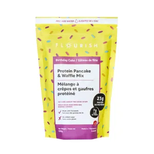 Flourish (Limited Edition) Birthday Cake Protein Pancake & Waffle Mix