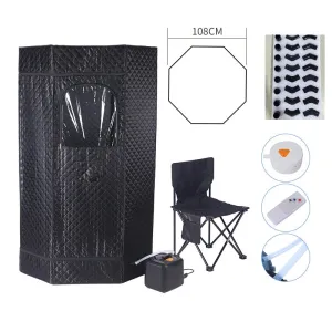 Foldable 2 Person Mobile Steam Sauna Box Portable Sauna Tent
