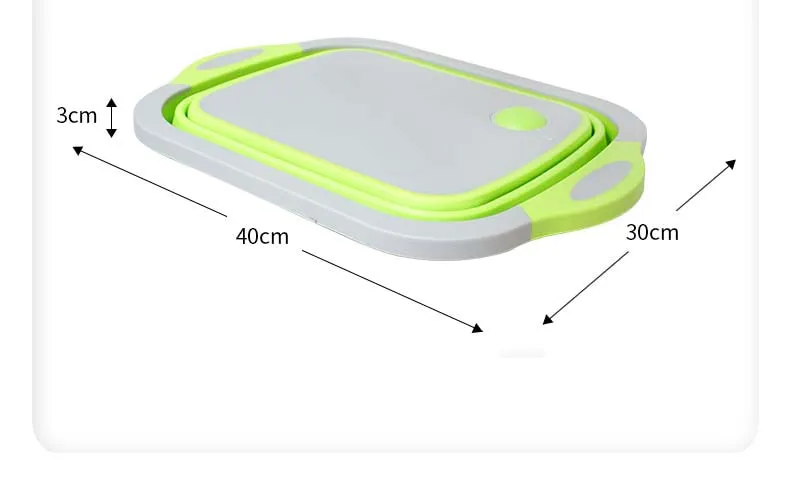 Foldable Cutting Board with Colanders Kitchen Chopping Boards