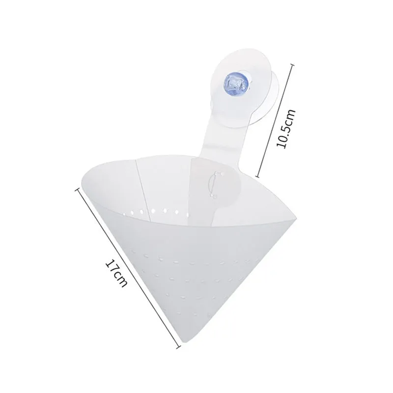 Foldable Sink Filter Self-standing Kitchen Antiblocking Food Strainer