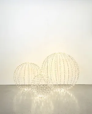Foldable Sphere LED Metal 80cm