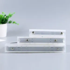 Frosted stainless steel binder clip 4 holes 6 holes 9 holes A4 A5 A6 A7 B5 transparent binder folder NP-H7TIW-304