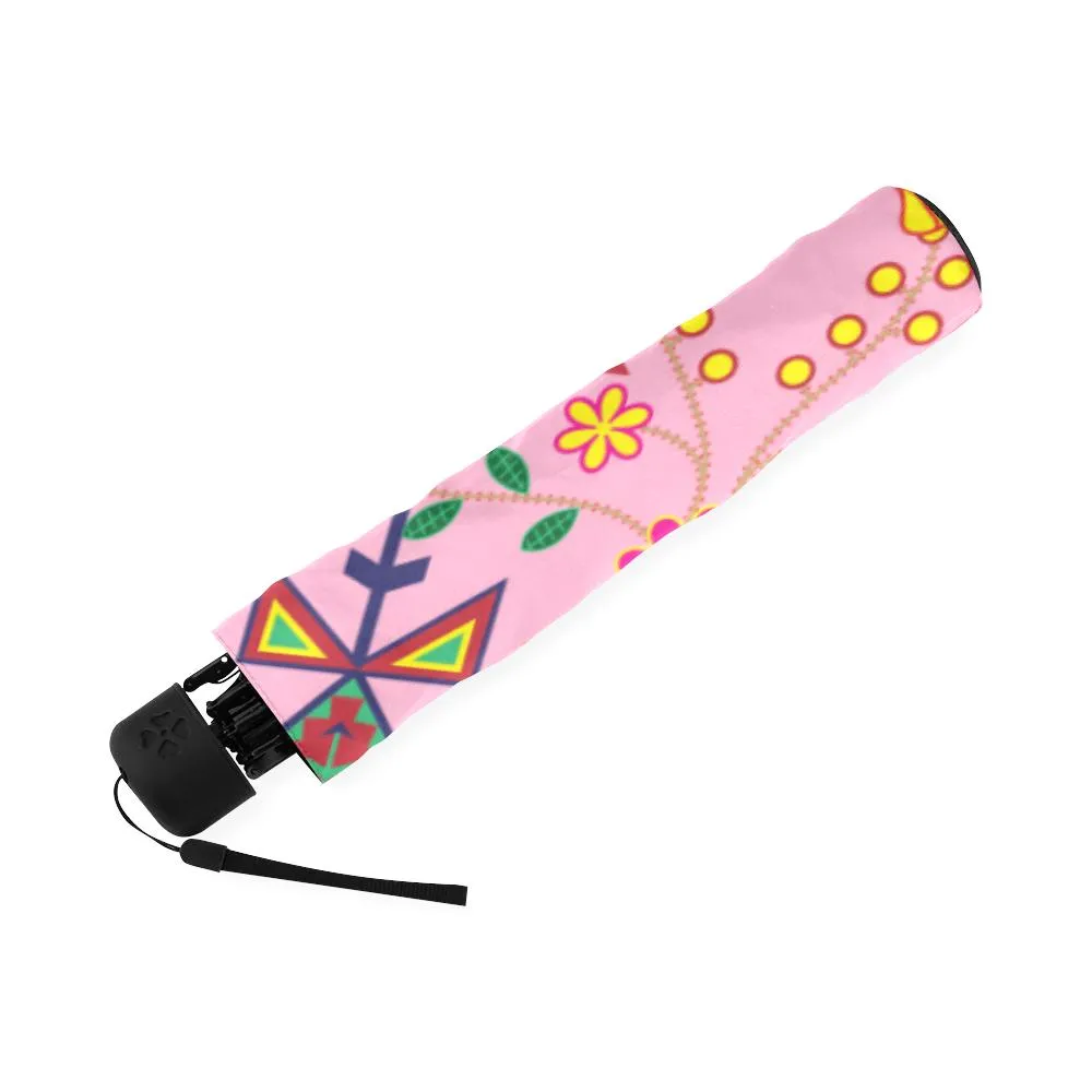 Geometric Floral Spring-Sunset Foldable Umbrella