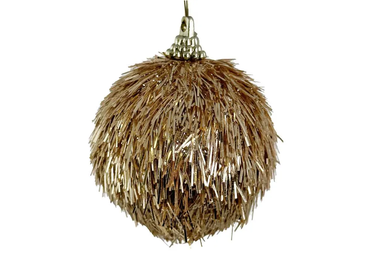 GOLD TINSEL BALL