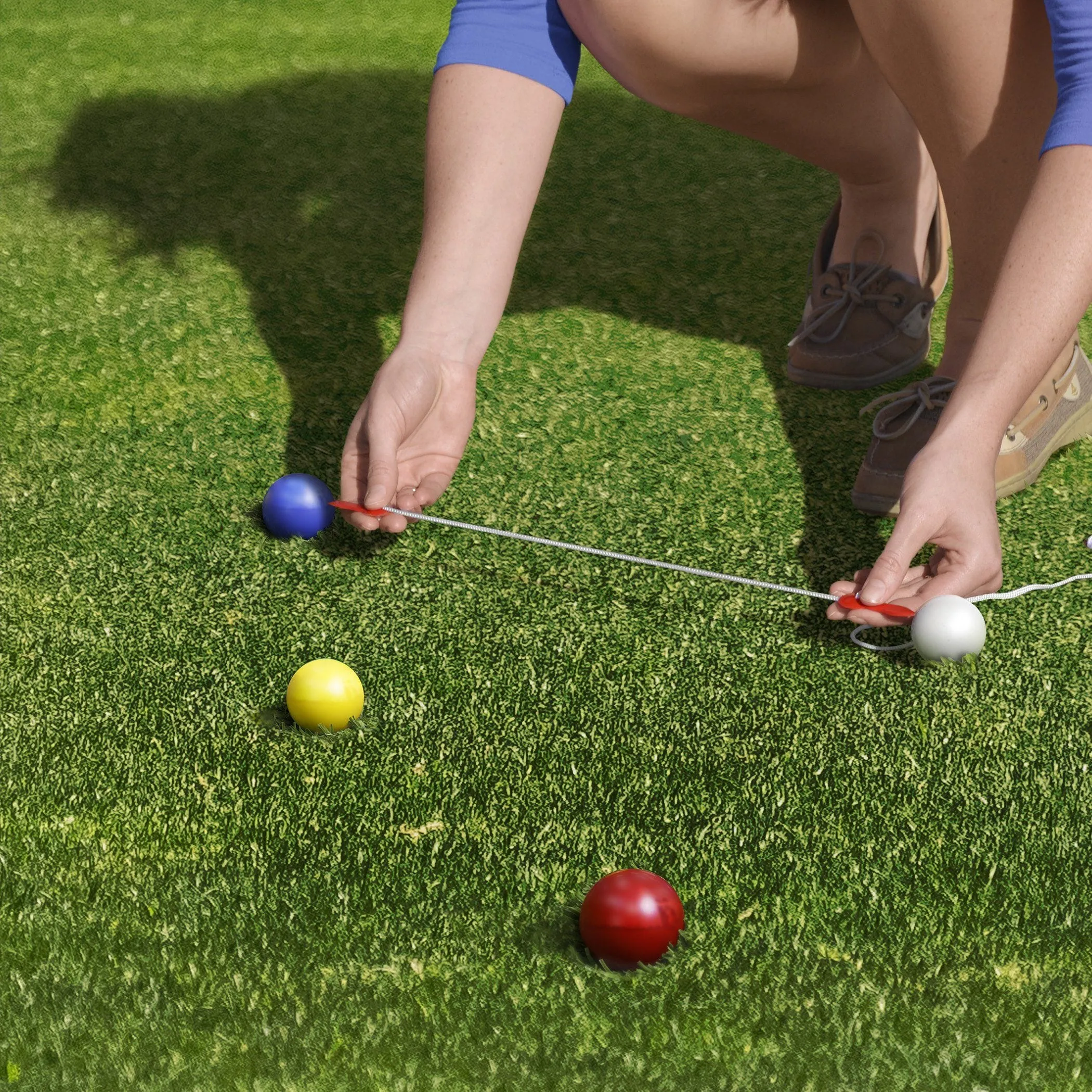 GoSports 40 mm Travel Size Mini Bocce Game Set