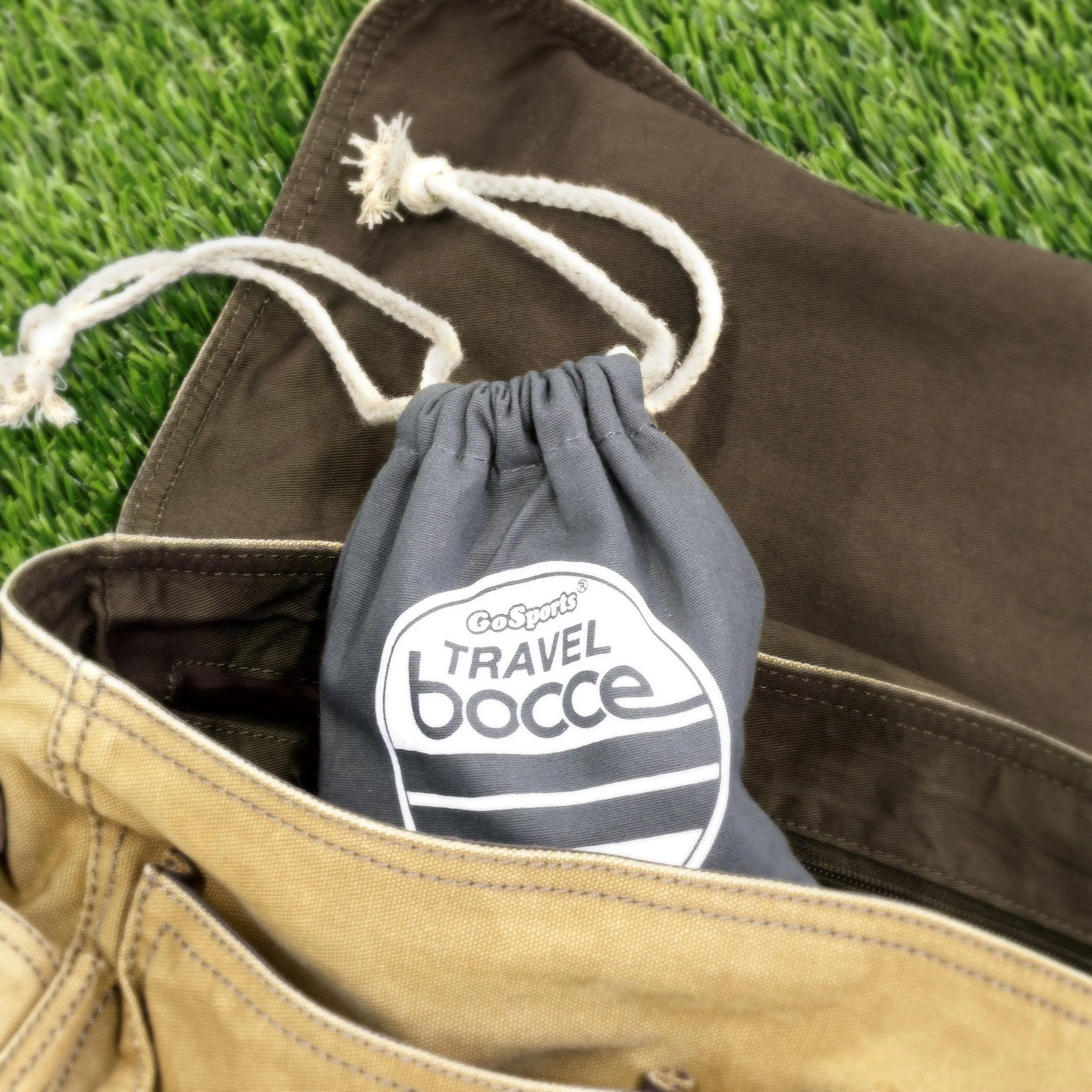 GoSports 40 mm Travel Size Mini Bocce Game Set