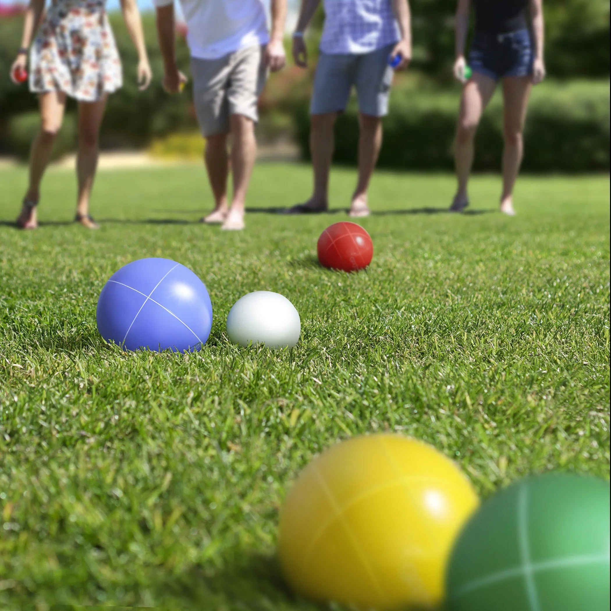 GoSports 65mm Travel Size Mini Bocce Game Set