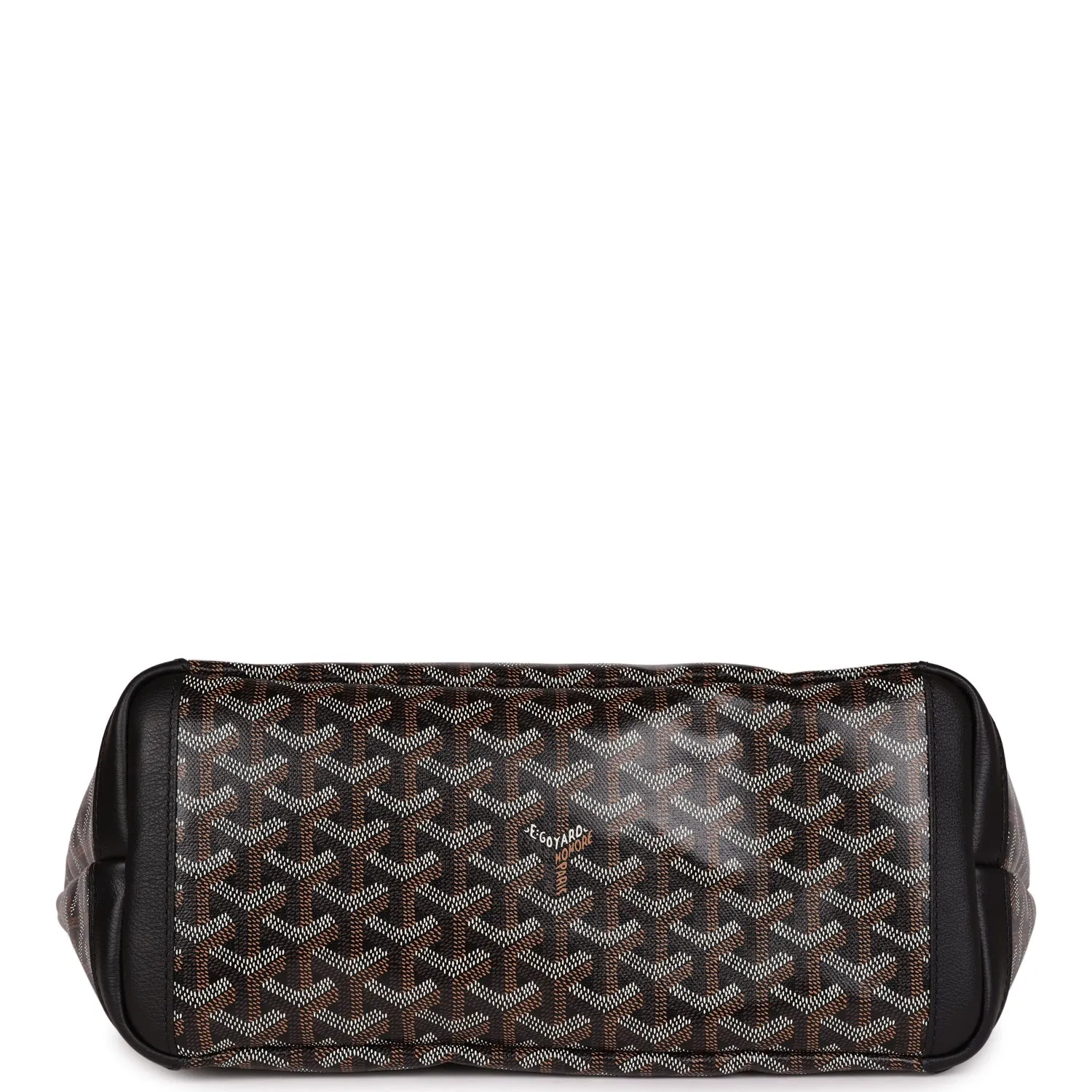 Goyard Goyardine Black Artois PM Tote Bag Palladium Hardware