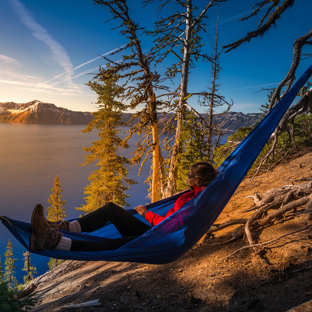 Hammock in a Bag w/ Hanging Ropes | 54-in. Extra Wide | Weather Resistant | 350 Lb. Capacity
