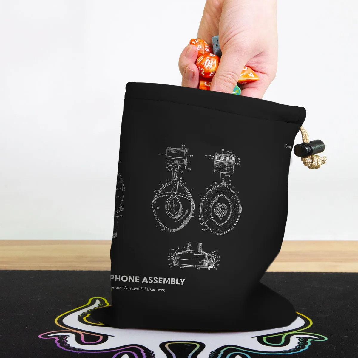 Headphone Assembly Dice Bag
