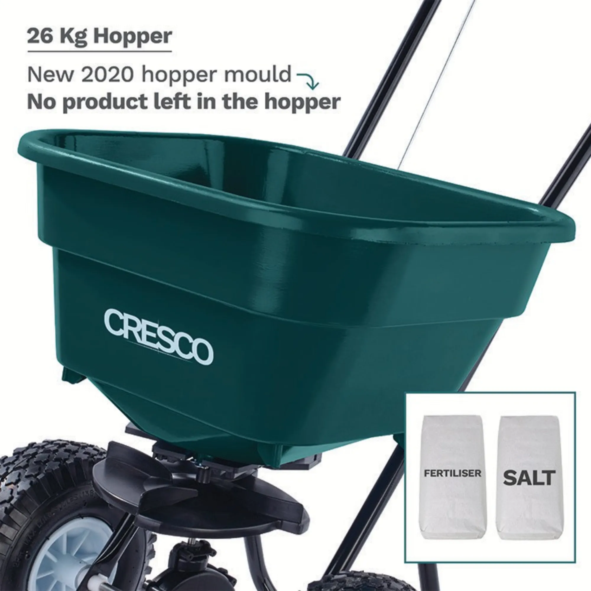 Heavy Duty Rock Salt and Fertiliser Spreader