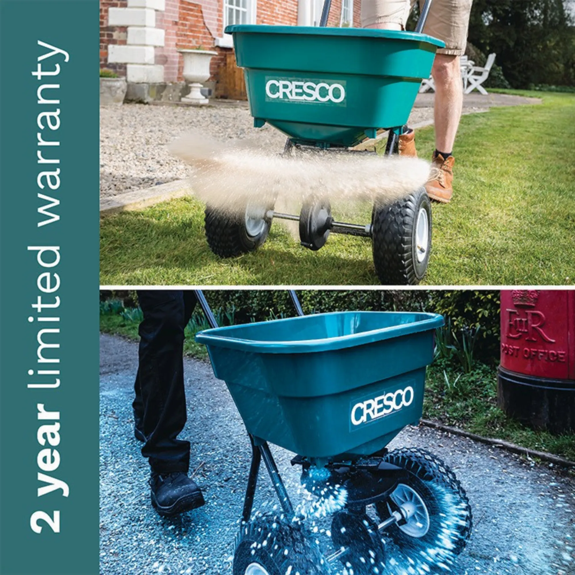 Heavy Duty Rock Salt and Fertiliser Spreader