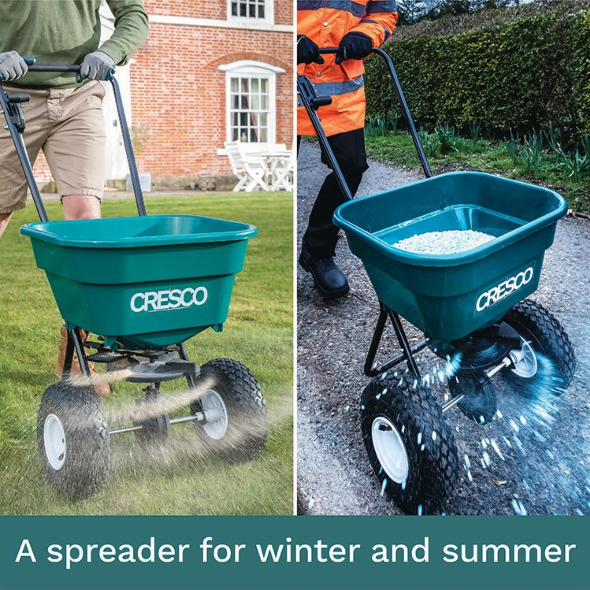 Heavy Duty Rock Salt and Fertiliser Spreader