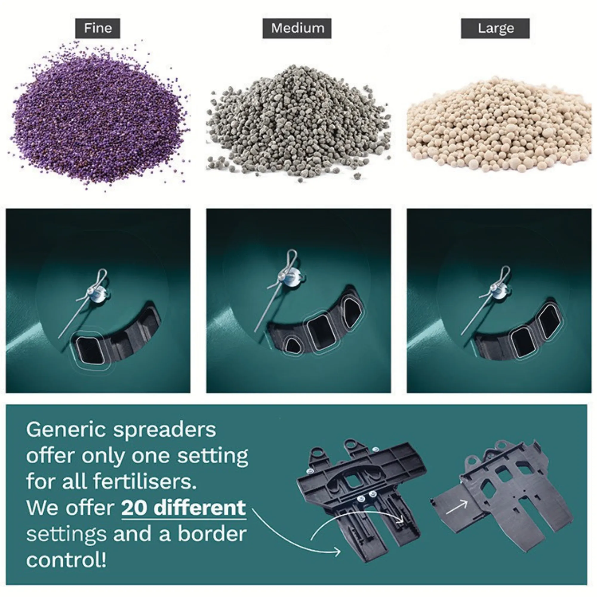 Heavy Duty Rock Salt and Fertiliser Spreader