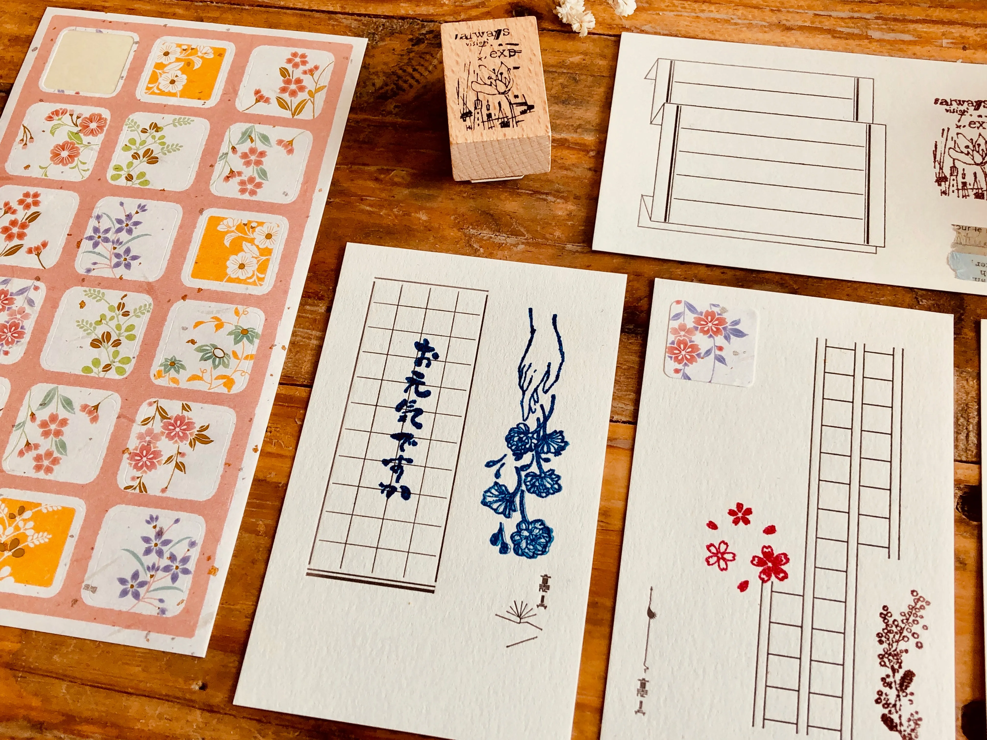 High Quality LetterPress Message Card Sets, 60 cards per box