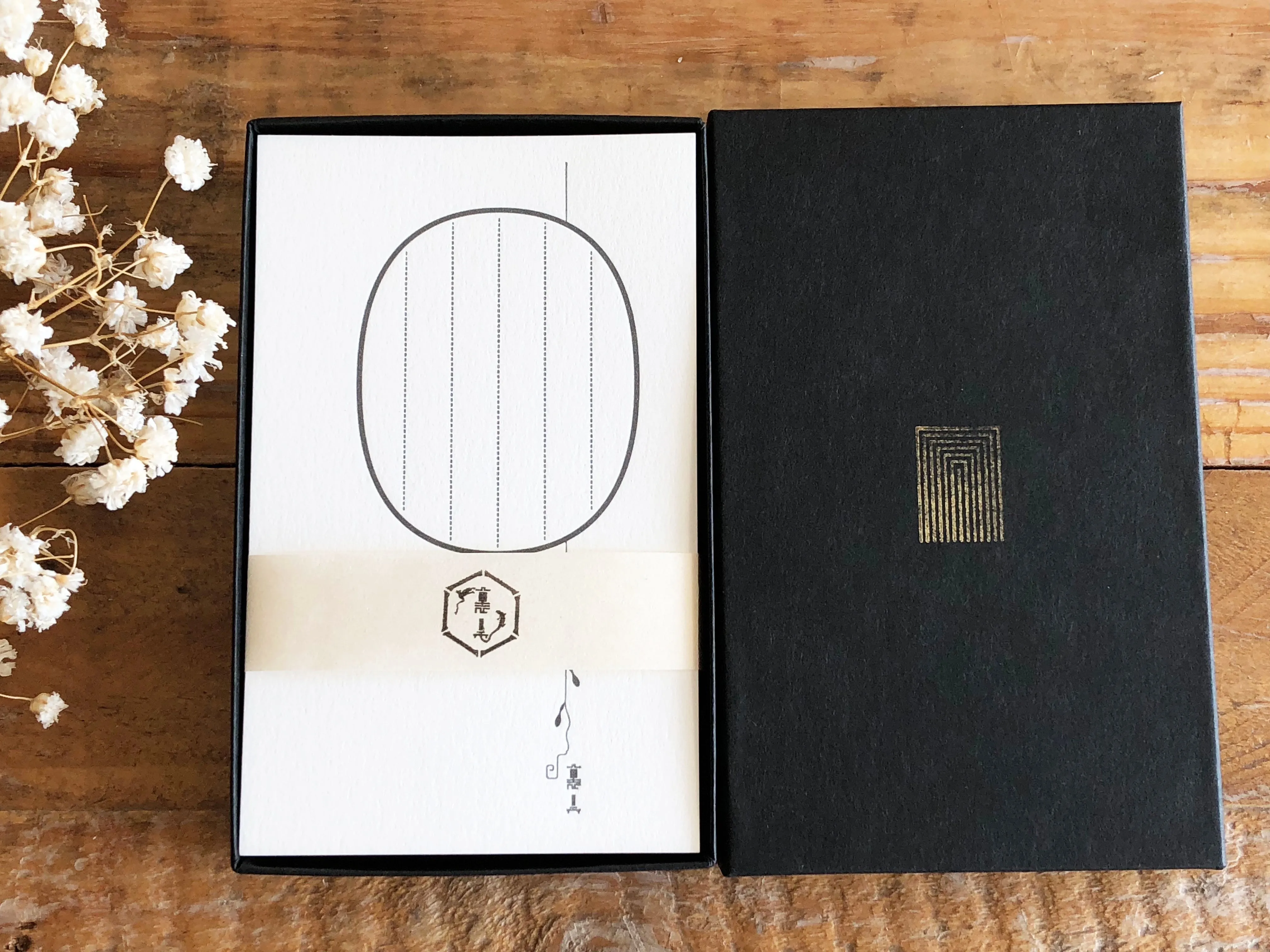 High Quality LetterPress Message Card Sets, 60 cards per box